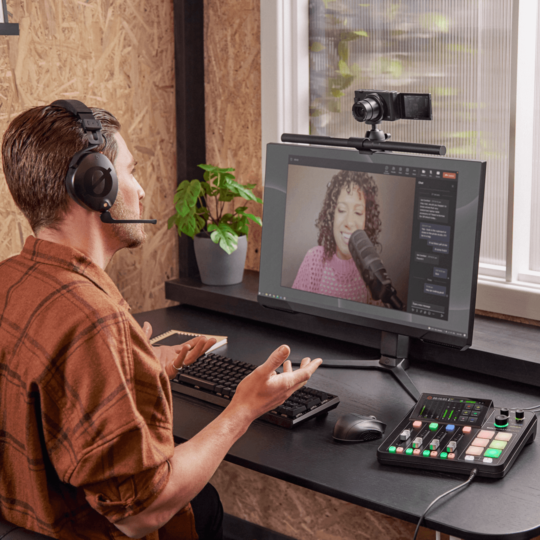 RØDECaster Duo — استوديو إنتاج صوتي مدمج من RØDE، شاشة لمس ومتحكمات للبودكاست - صورة 12