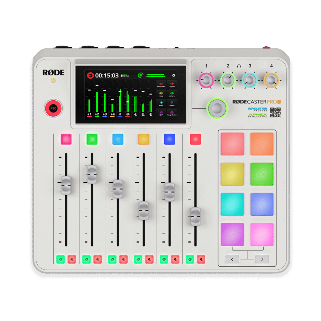 صورة RØDECaster Pro II ستوديو إنتاج صوتي ومُخلط رقمي - RCPIIW من RØDE